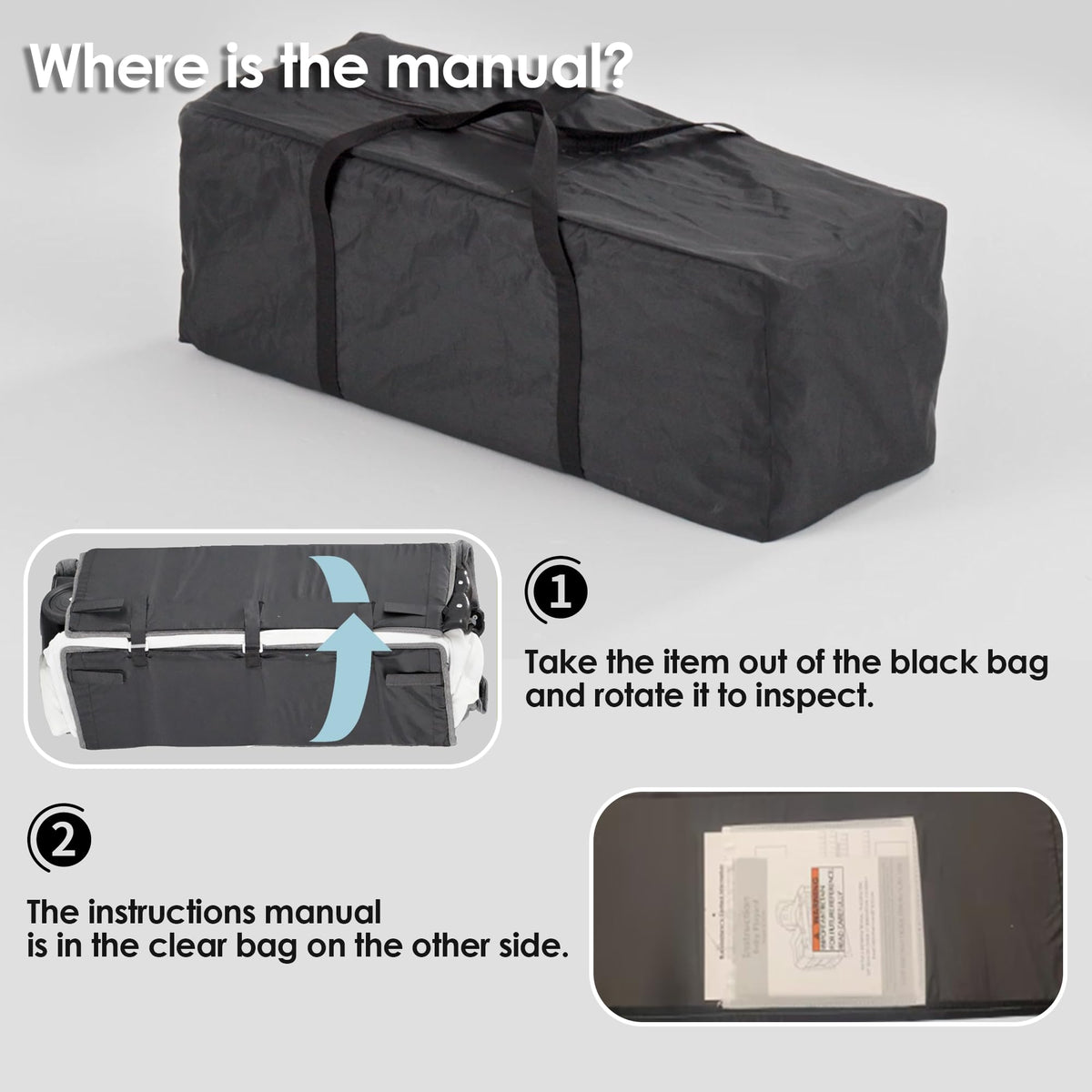 4 in 1 Black Baby Playard V31908