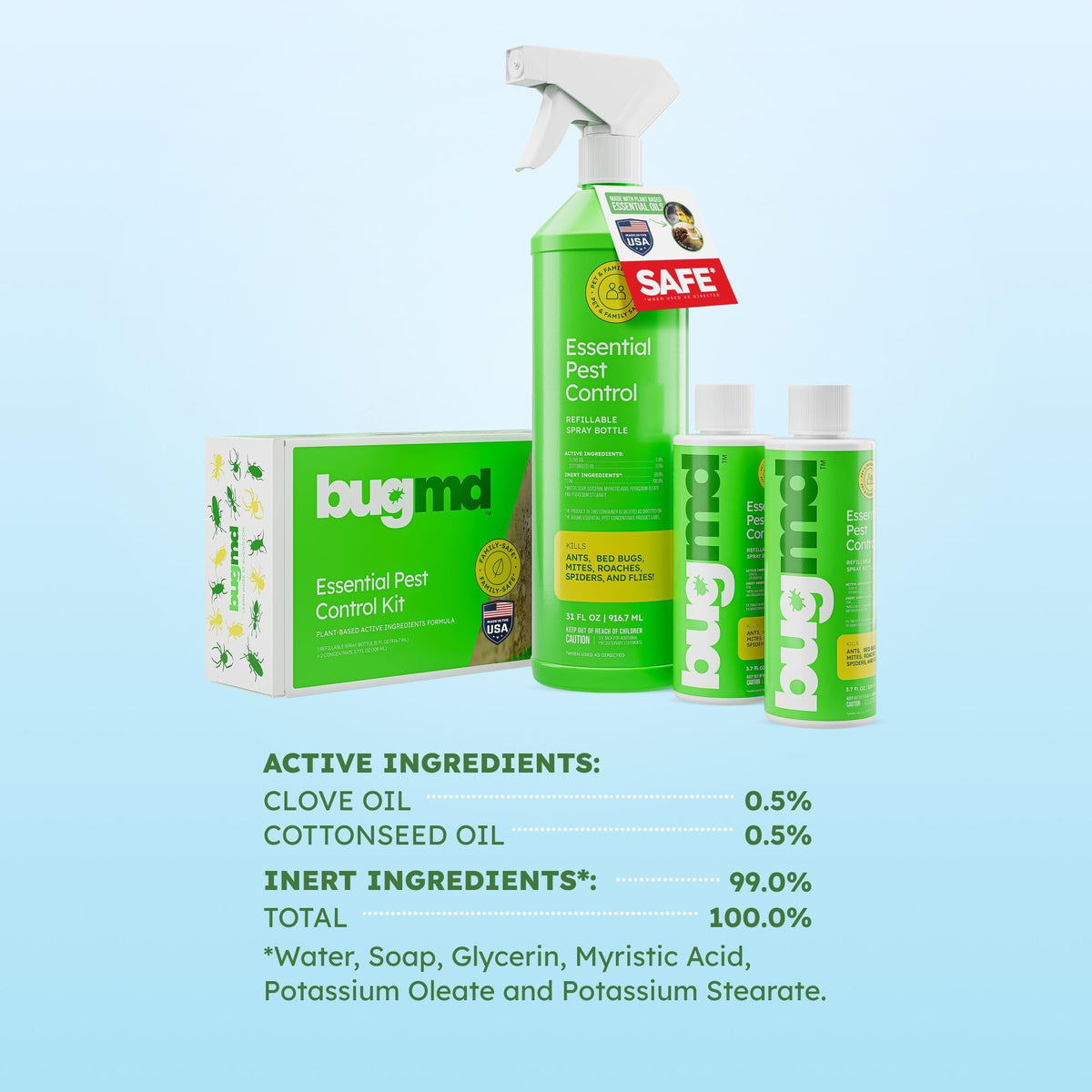 Pet Safe Bed Bug Roach and Ant Killer 64 oz Q24145