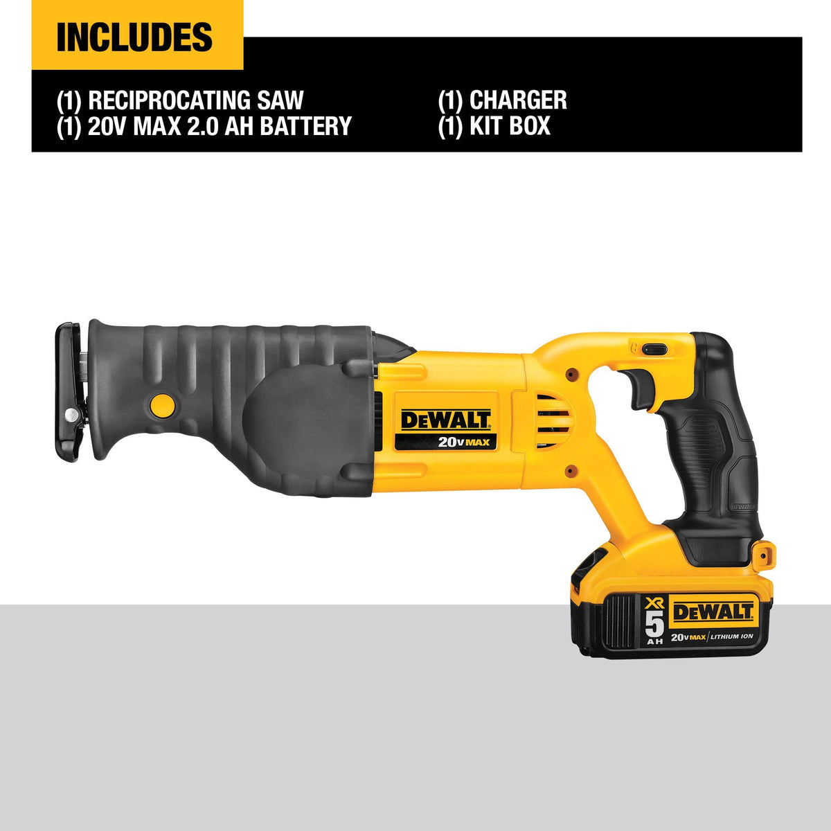 Cordless Reciprocating Saw with Battery and Charger E629527