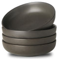 34 oz Stoneware Pasta Bowls Set of 4, Matte Black Y534
