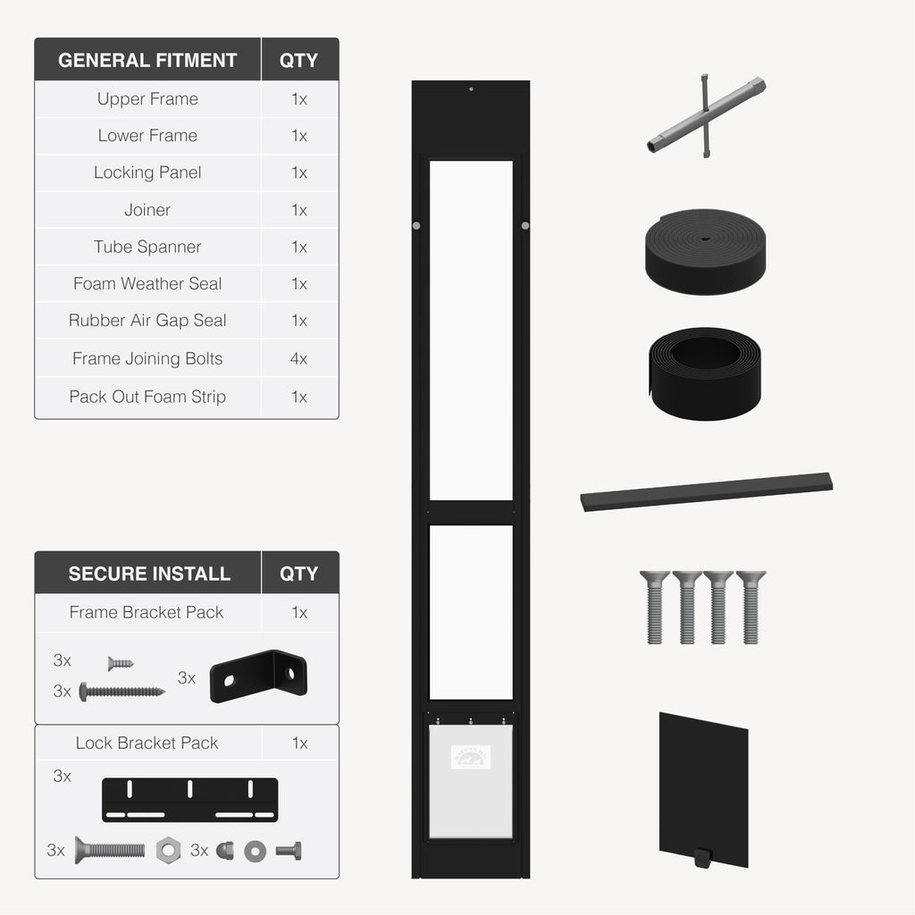 Dog Door for Sliding Glass Door I173