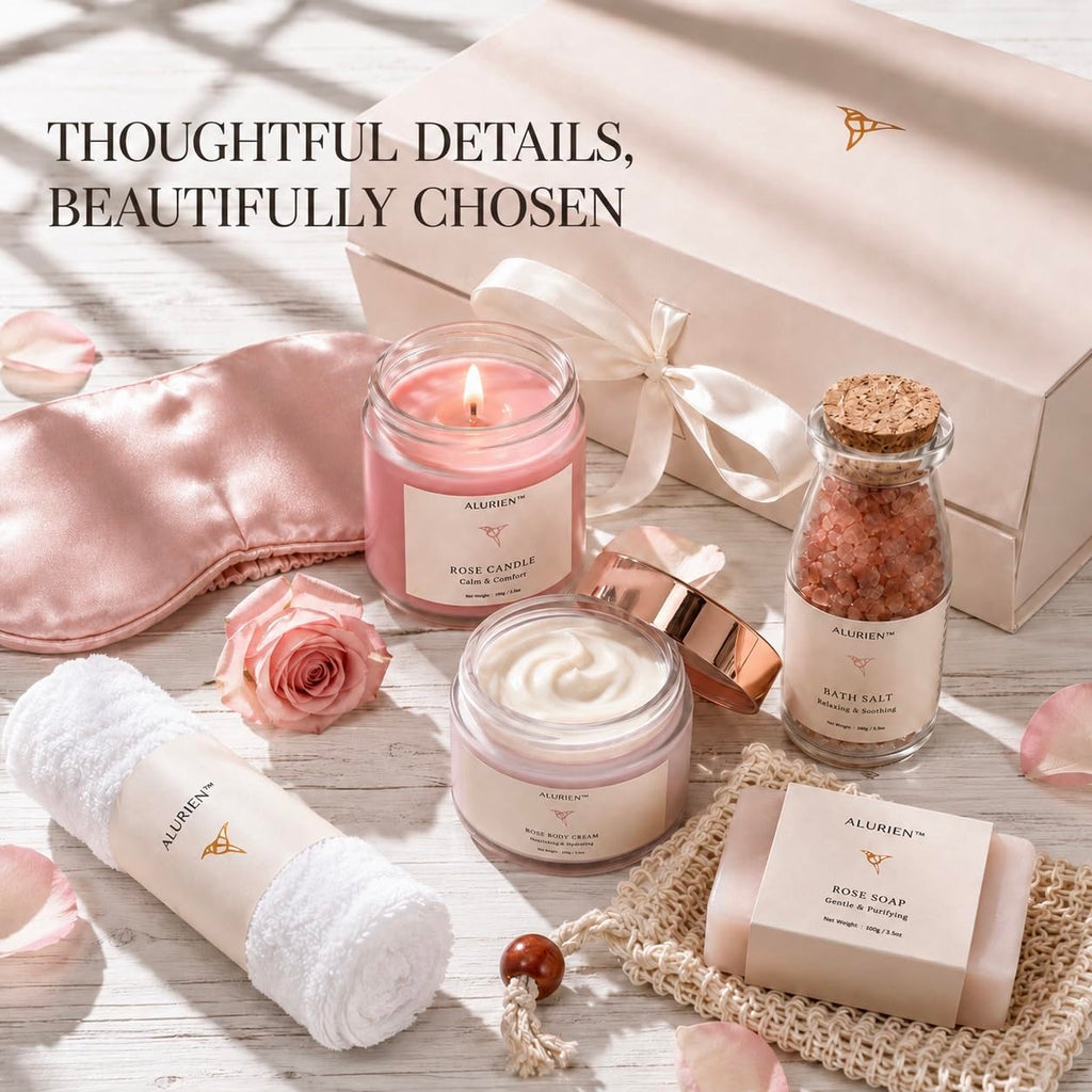 Rose 11-Piece Bath & Body Gift Set D8428