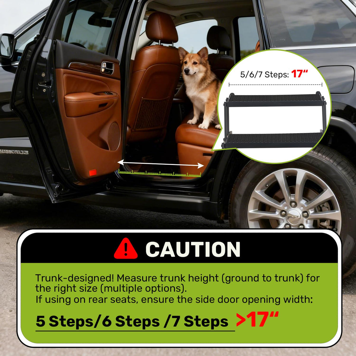 Foldable Dog Steps 7-Step B977023