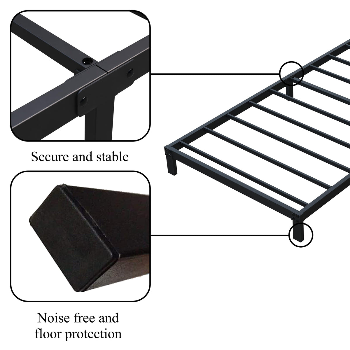 7 Inch Low Profile Twin Bed Frame P800854