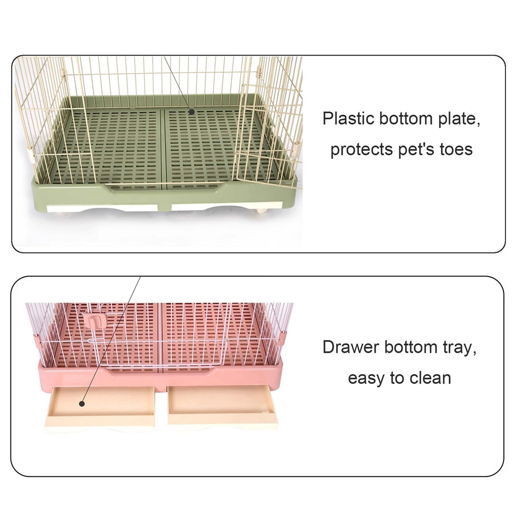 4 Tier Detachable Metal Cat Cage with Hammock Q32587