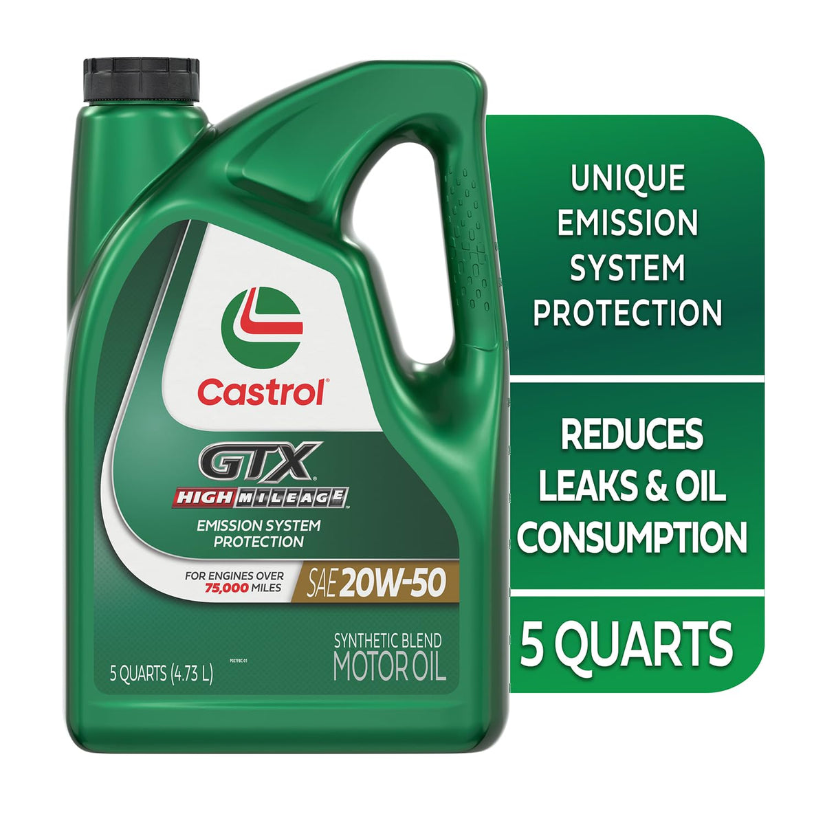 20W-50 Synthetic Blend Motor Oil, 5 Quarts A807