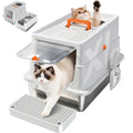 XL Stainless Steel Cat Litter Box J7332