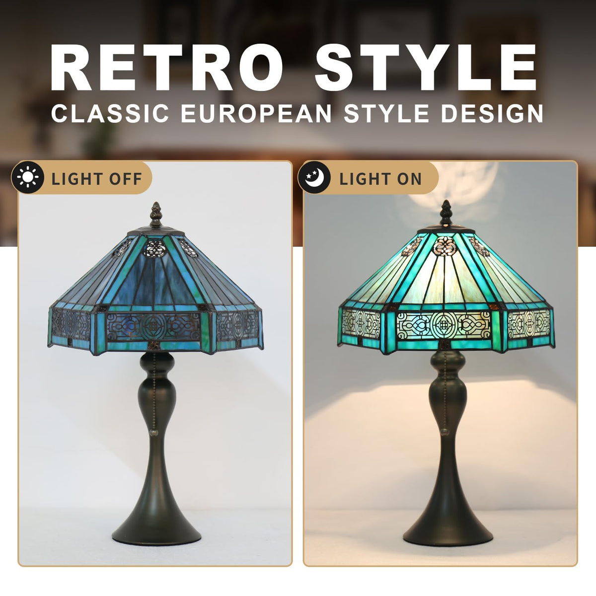 Stained Glass Table Lamp R27070