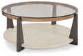 Round Glass Coffee Table X28890