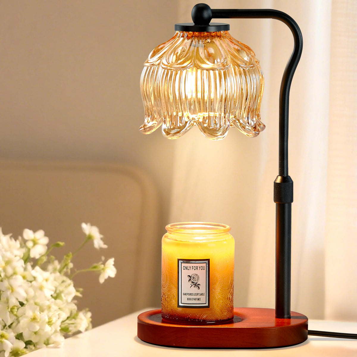 Candle Warmer Lamp with Timer & Stepless Dimming L175747