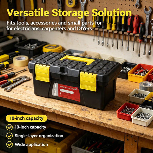 10 Inch Plastic Storage Tool Box Y7286