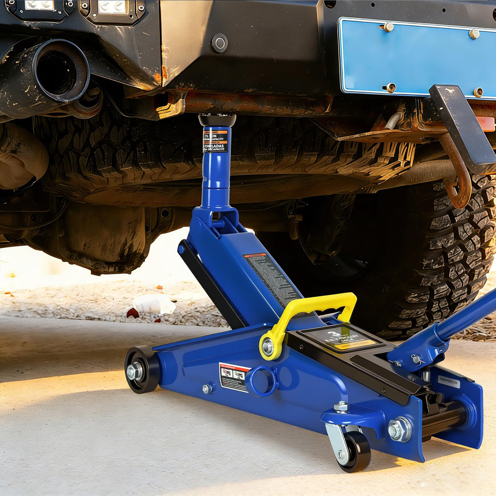 3 Ton Hydraulic Floor Jack, 6000 LBS Capacity, Blue D731473