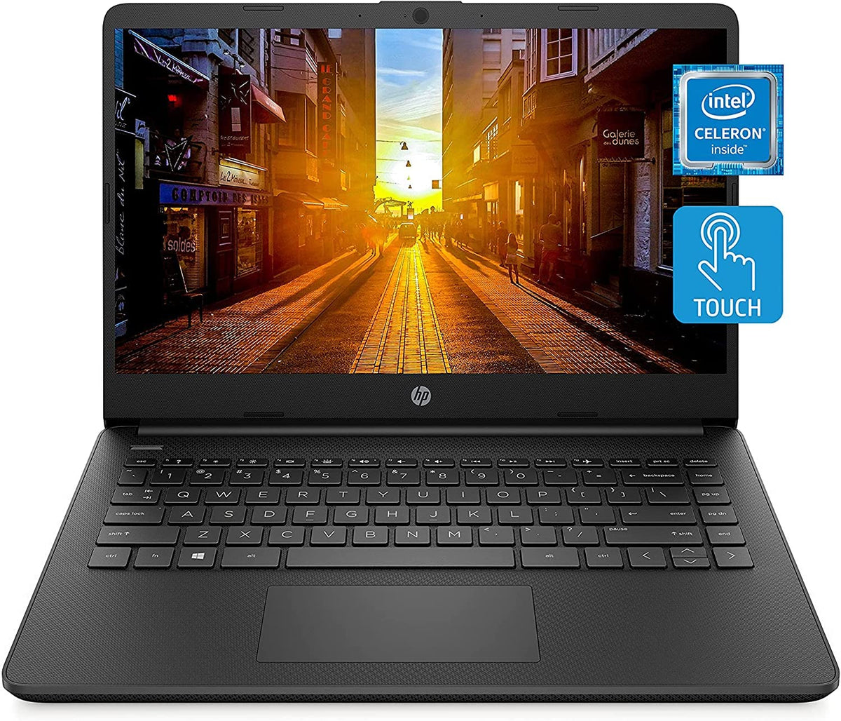 14 Laptop, Intel Celeron N4120, 4 GB RAM, 64 GB Storage, HD Touchscreen, Windows 11 G24359