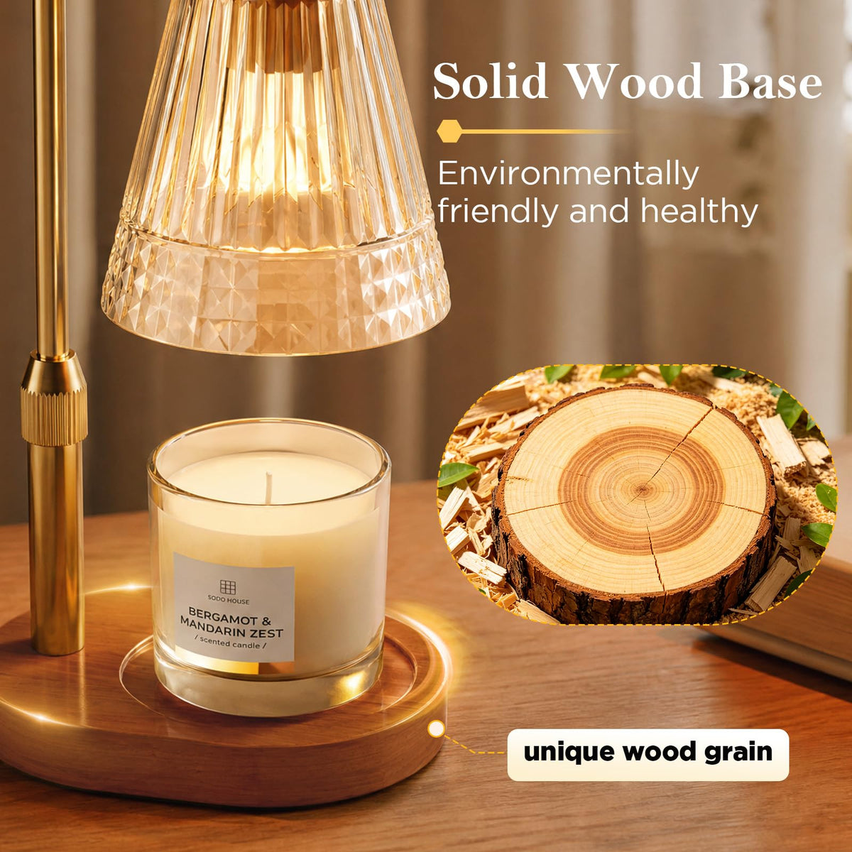 Candle Warmer Lamp with Timer A8092