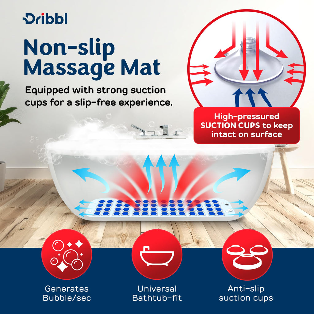 Electric Bubble Massage Bathtub Mat Y378746