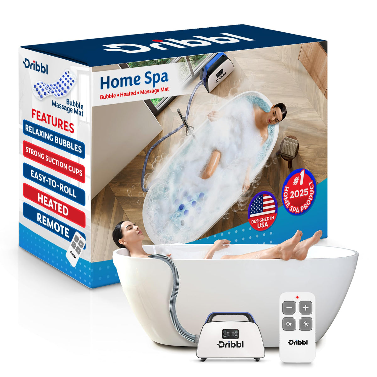 Electric Bubble Massage Bathtub Mat Y378746
