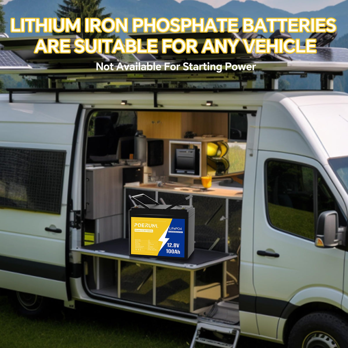 12V 100Ah LiFePO4 Battery E716941