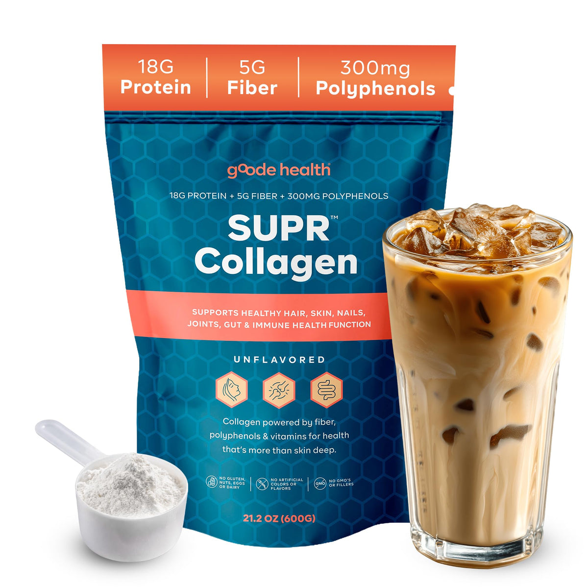Unflavored Hydrolyzed Collagen Peptides Powder A17721