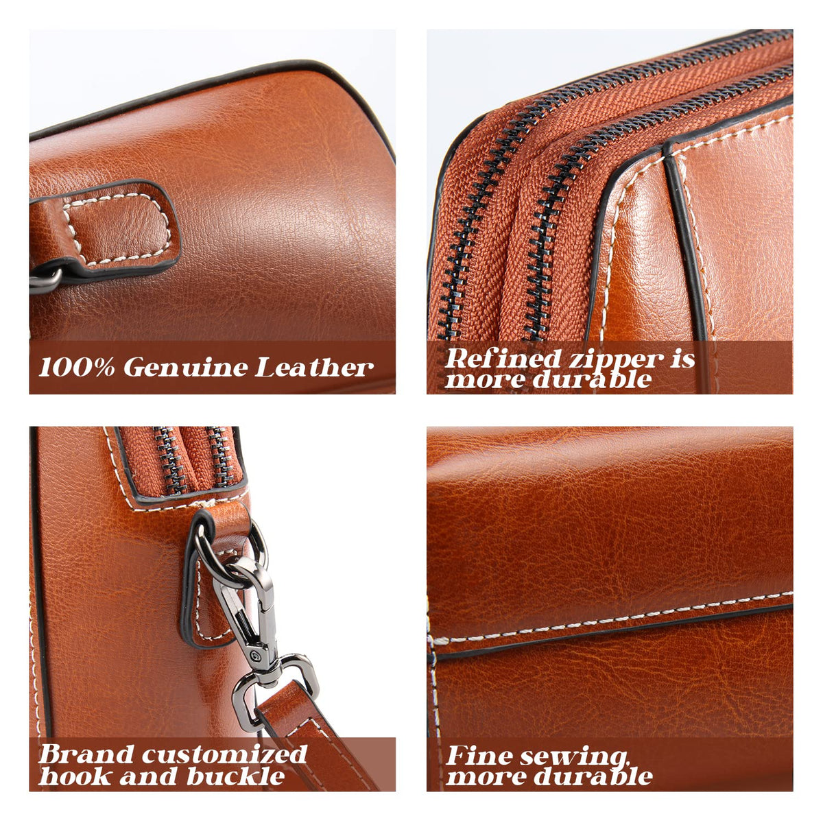 Small Genuine Leather Crossbody Bags I6280