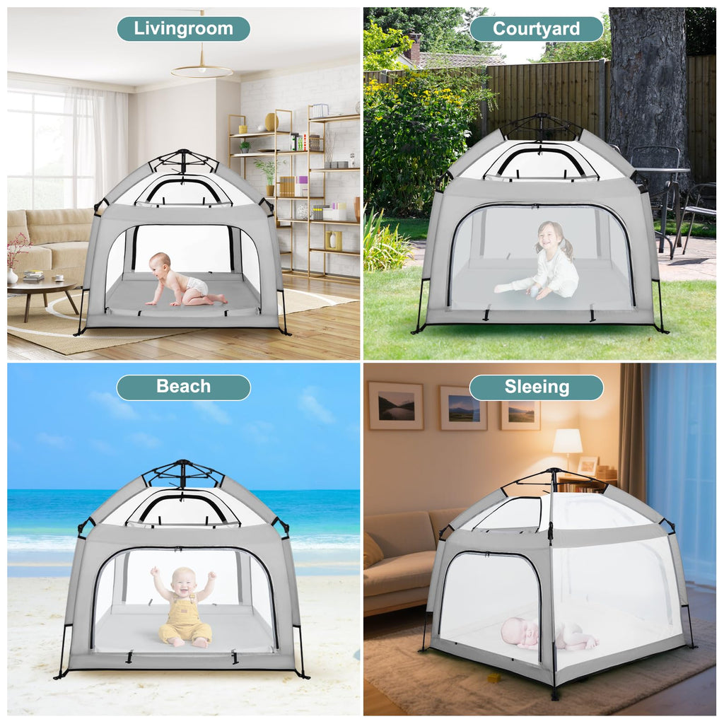Baby Playpen with Canopy M6150
