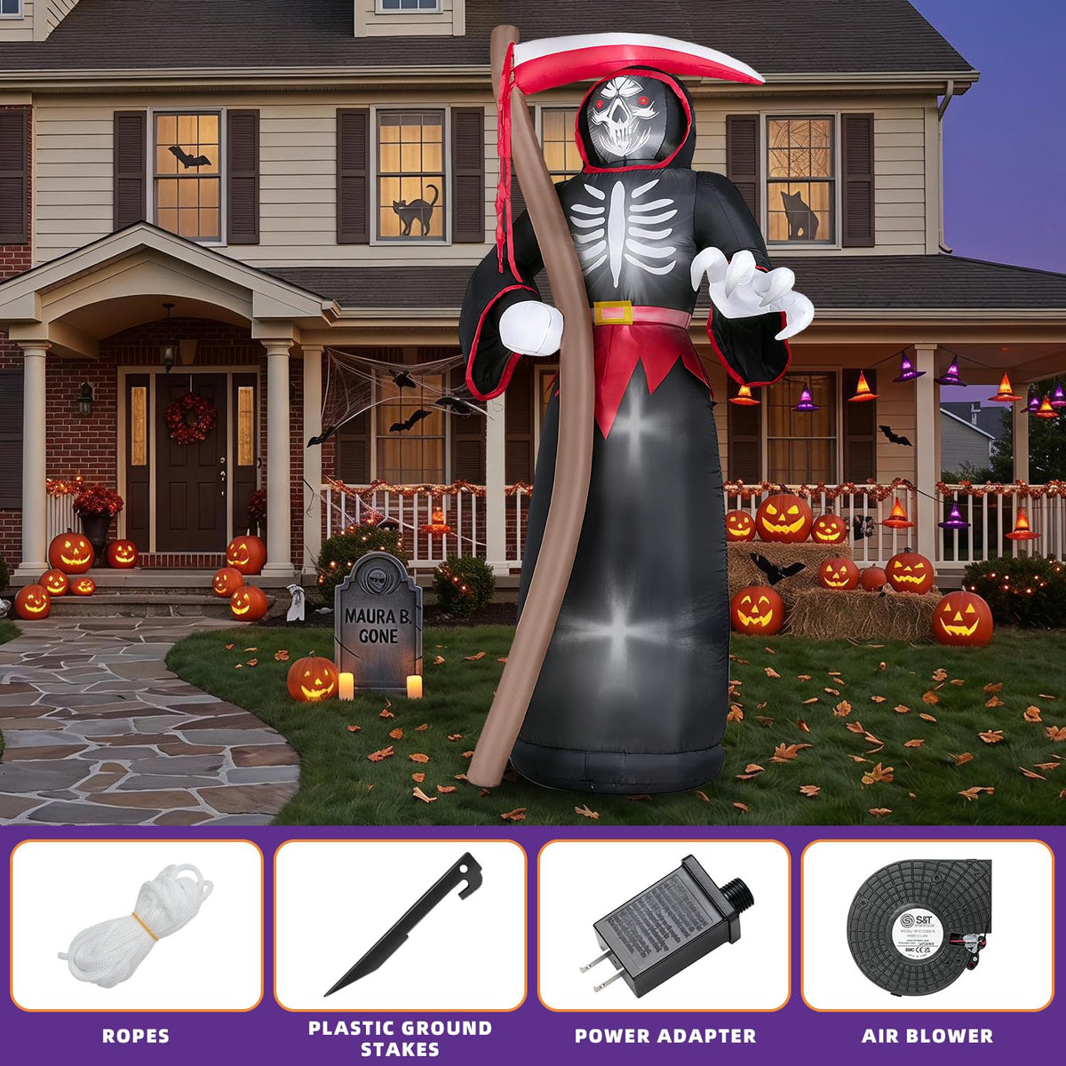 8FT LED Inflatable Outdoor Yard Decor R345
