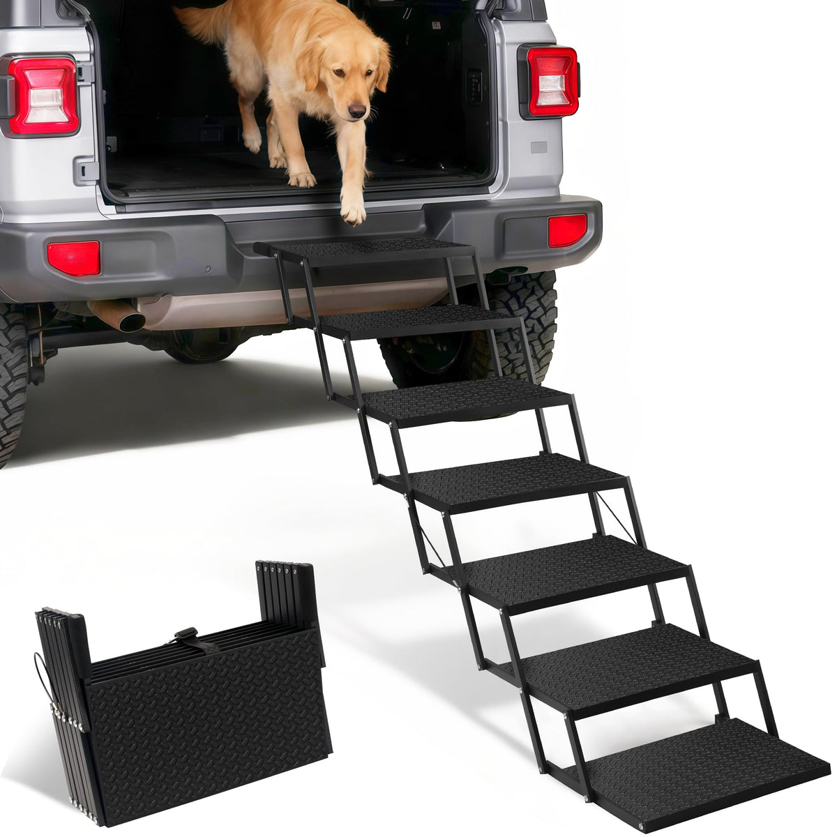 Foldable Dog Steps 7-Step B977023