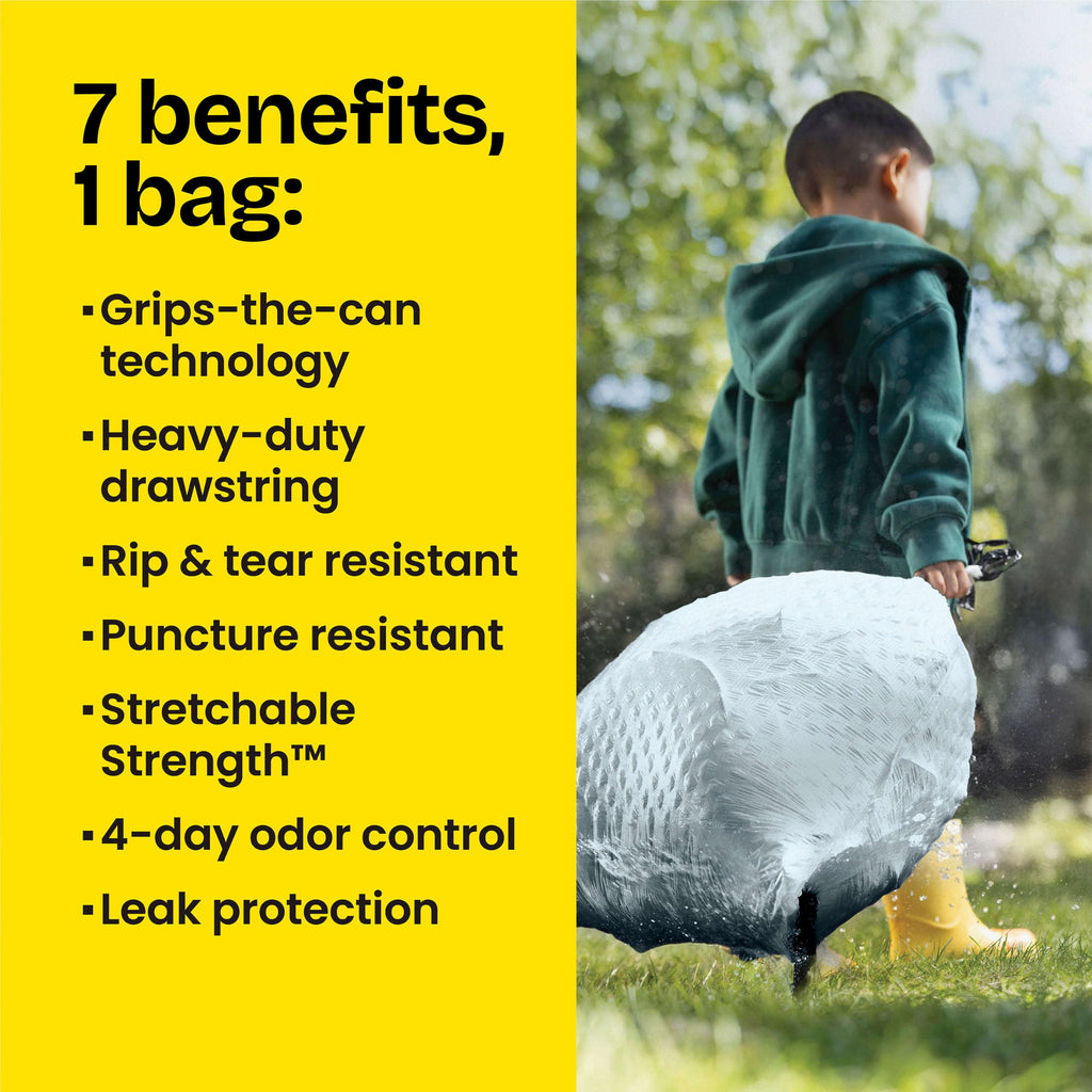 13 Gallon Lavender Tall Kitchen Trash Bags 40 Count R81334