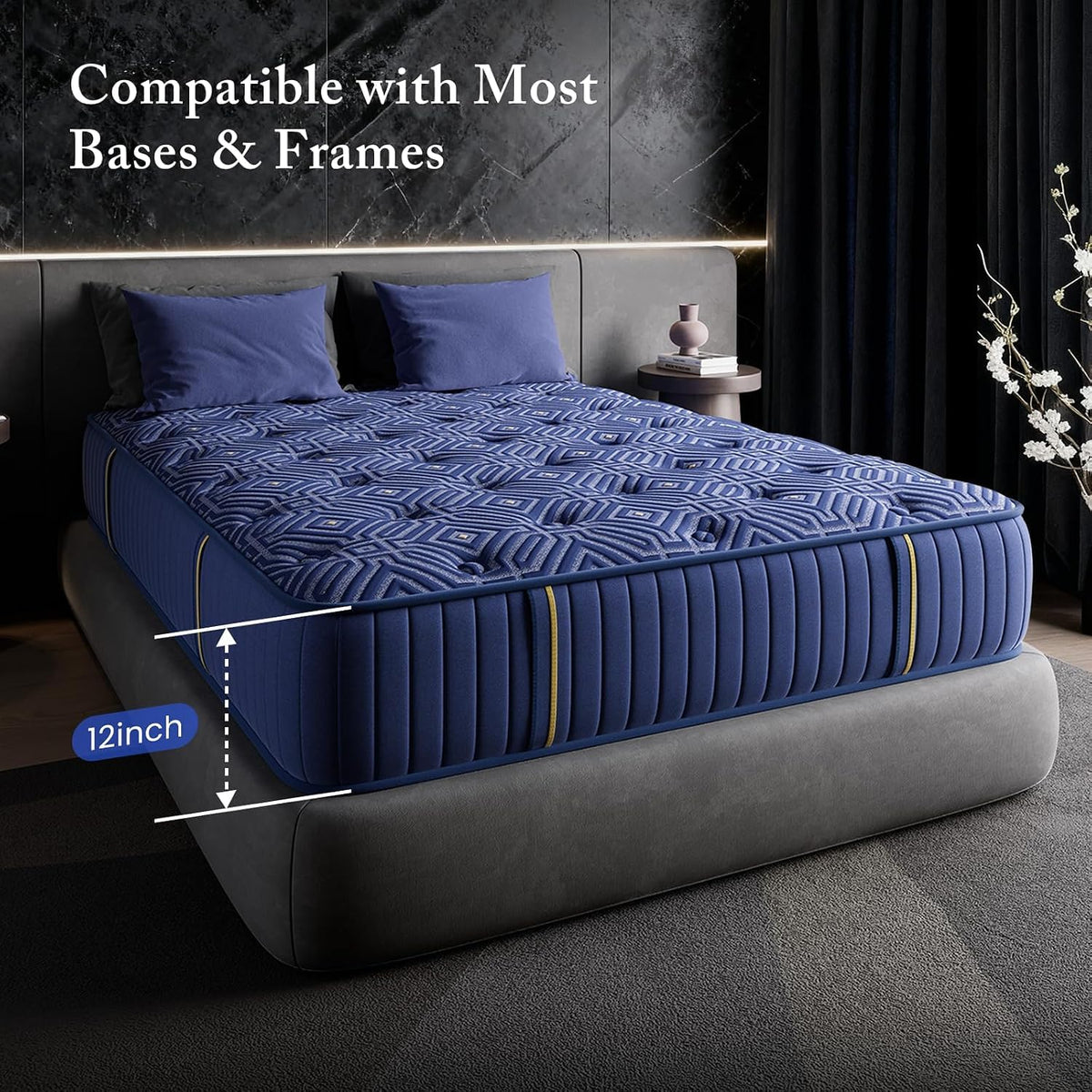 Queen 14 Inch Hybrid Gel Memory Foam Mattress in a Box L974610