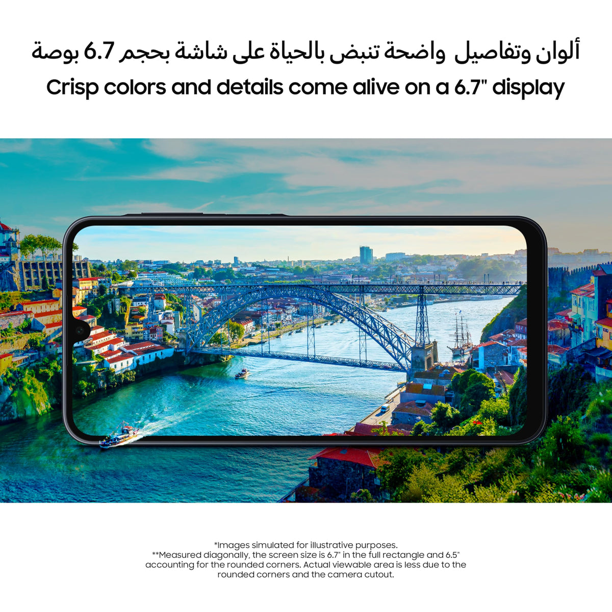 Unlocked 128GB 4GB 6.7" Dual SIM 50MP Triple Camera Smartphone D31860