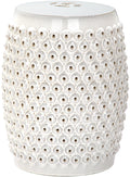 Creme Ceramic Garden Stool R274